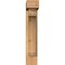 Ekena Millwork Legacy Block Smooth Bracket w/ Offset Brace, Western Red Cedar, 5 1/2"W x 18"D x 30"H BKT0604X18X30LEC05SWR - alternate 4